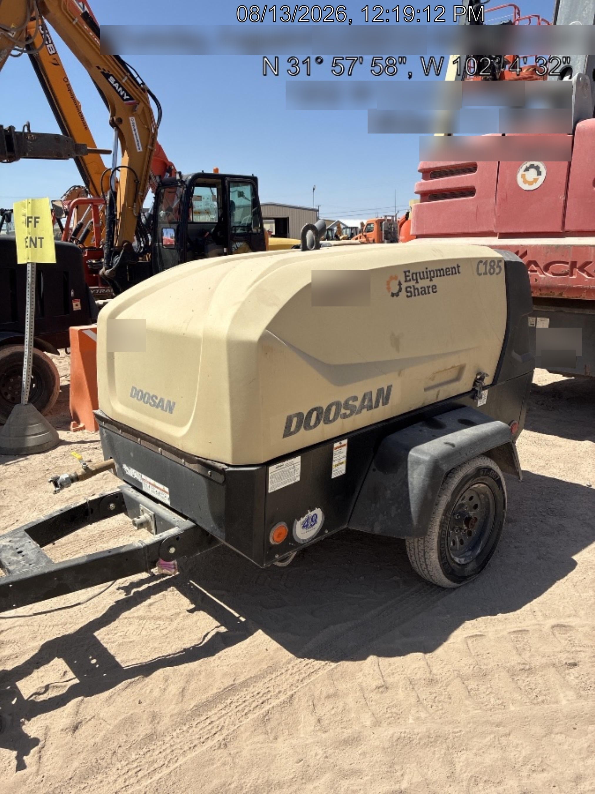 2019 DOOSAN C185WDO-T4F