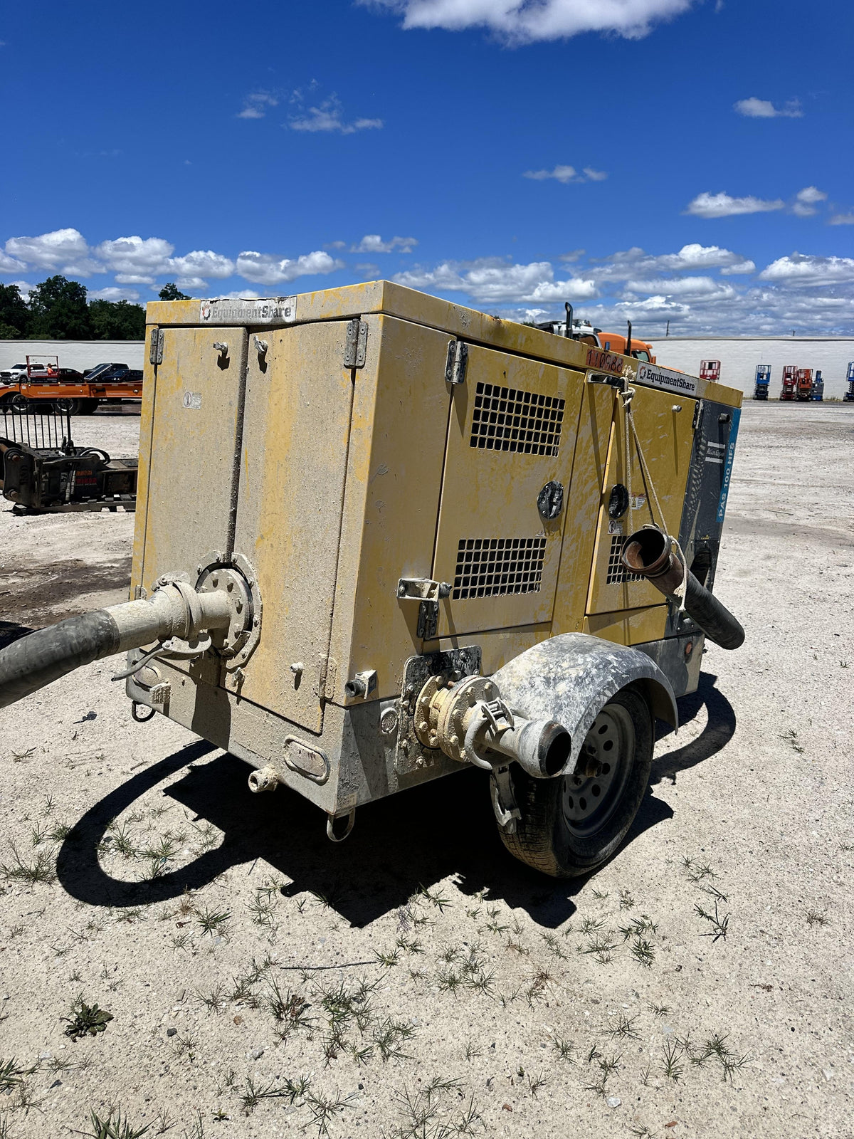 2020 ATLAS COPCO PAS 100 HF CS Enclosed