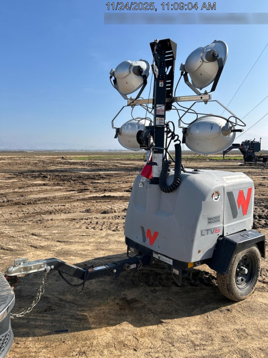 2019 Wacker Neuson LTV6L-MH Wacker Neuson LTV6L Mobile Light Tower w/Fuel Level Sensor Installed