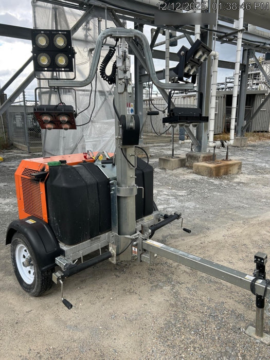 2024 Wanco WLTT-4MM4K Diesel, Deep Sea Controller, Shore Power Plug, Auto Start, (4) 350W LED Floodlights, 4kW Generator, 60 Gal Fuel Tank, 2" Ball, T3