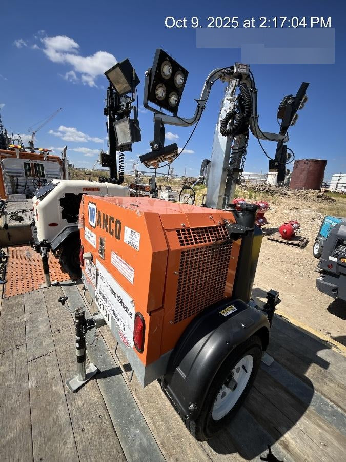 2024 Wanco WLTT-4MM4K Diesel, Deep Sea Controller, Shore Power Plug, Auto Start, (4) 350W LED Floodlights, 4kW Generator, 60 Gal Fuel Tank, 2" Ball, T3