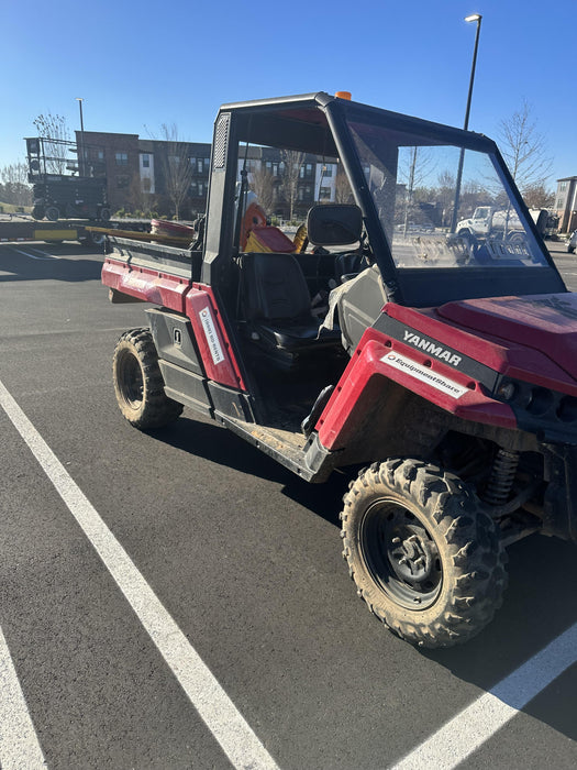 2021 Yanmar YU1000 Canopy, Steel Wheel, Poly WindShield, Beacon, Backup Alarm