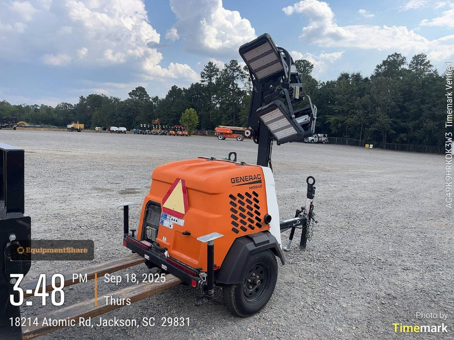 2024 Generac MLT6SKDS-STD4 ELEC WINCH Diesel, Electric Winch Mast, Powerzone Controller, (4) 320W LED Lights, 4kW Generator, 39.9 Gal Fuel Tank, 2" Ball, T3