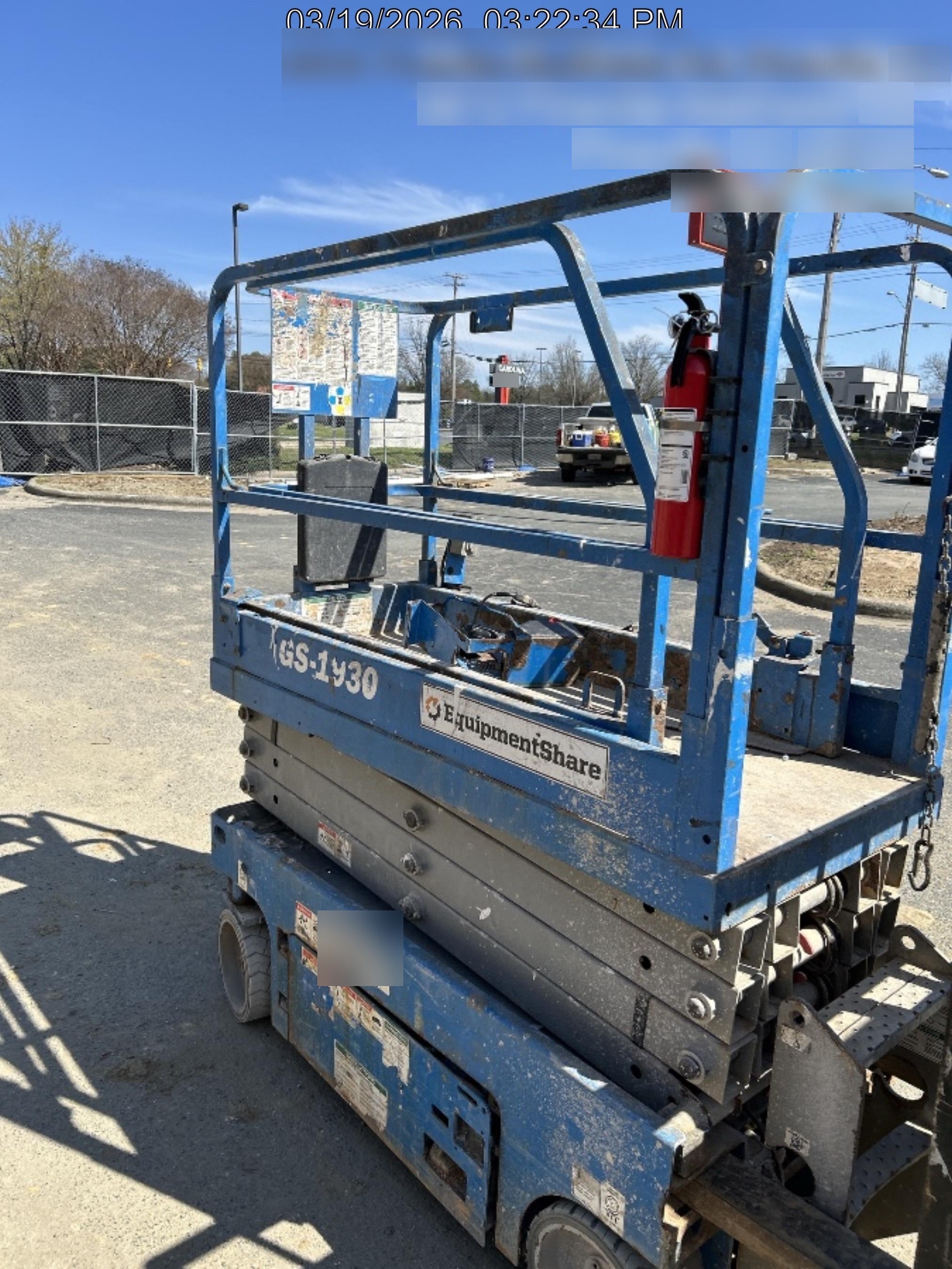2020 Genie GS-1930 Fixed rails with chain entry gate - Pre A92.20