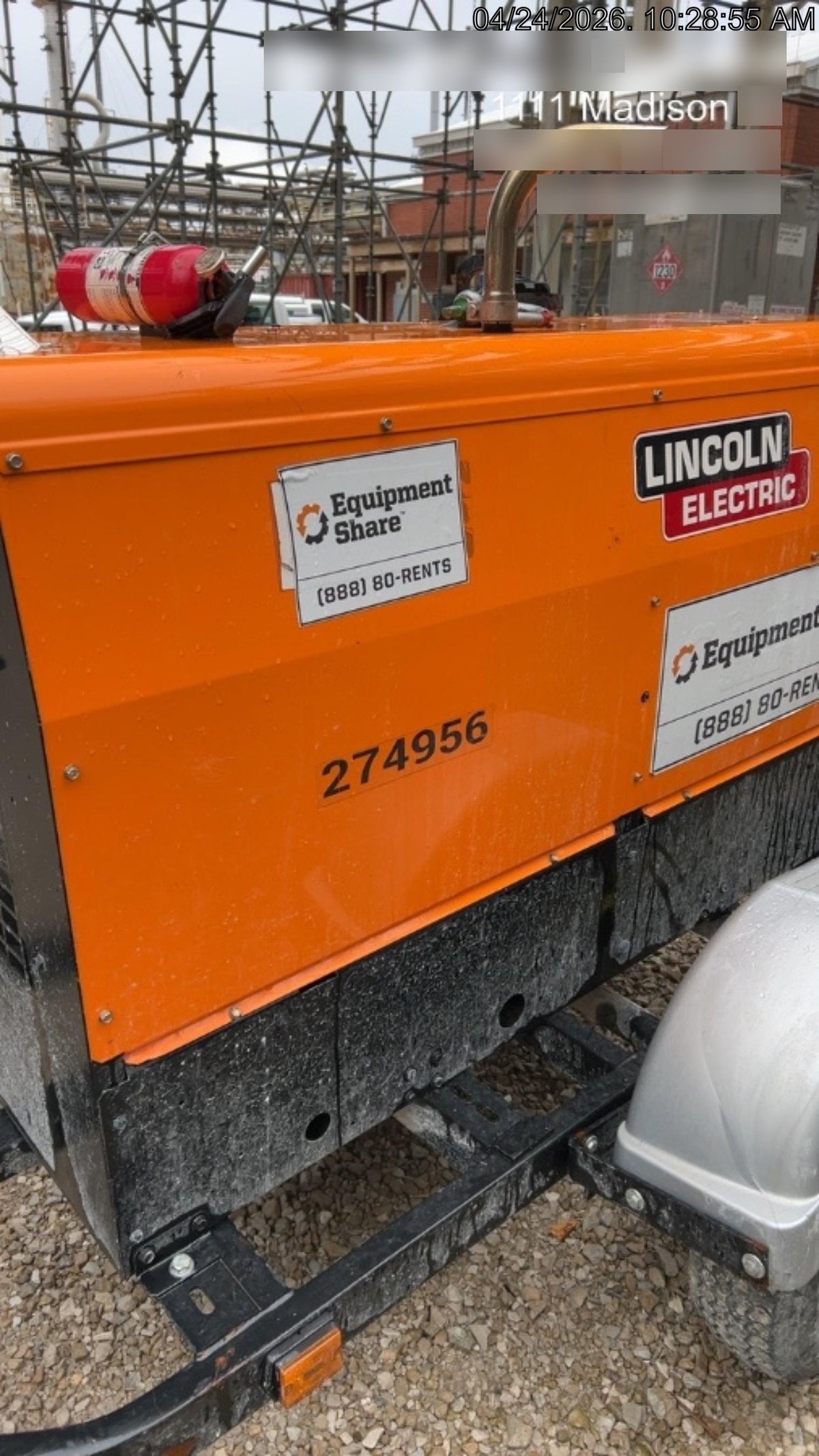 2022 Lincoln Electric LE400 Kubota V1505, Trlr, Cable Rack, Light Kit, ES Decals, T3