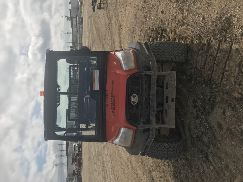 2019 Kubota RTV-X1140 4wd Utility Cart, LED Strobe, Windshield Tempered Glass, Plastic Canopy, Wire Harness Kit, Backup Alarm