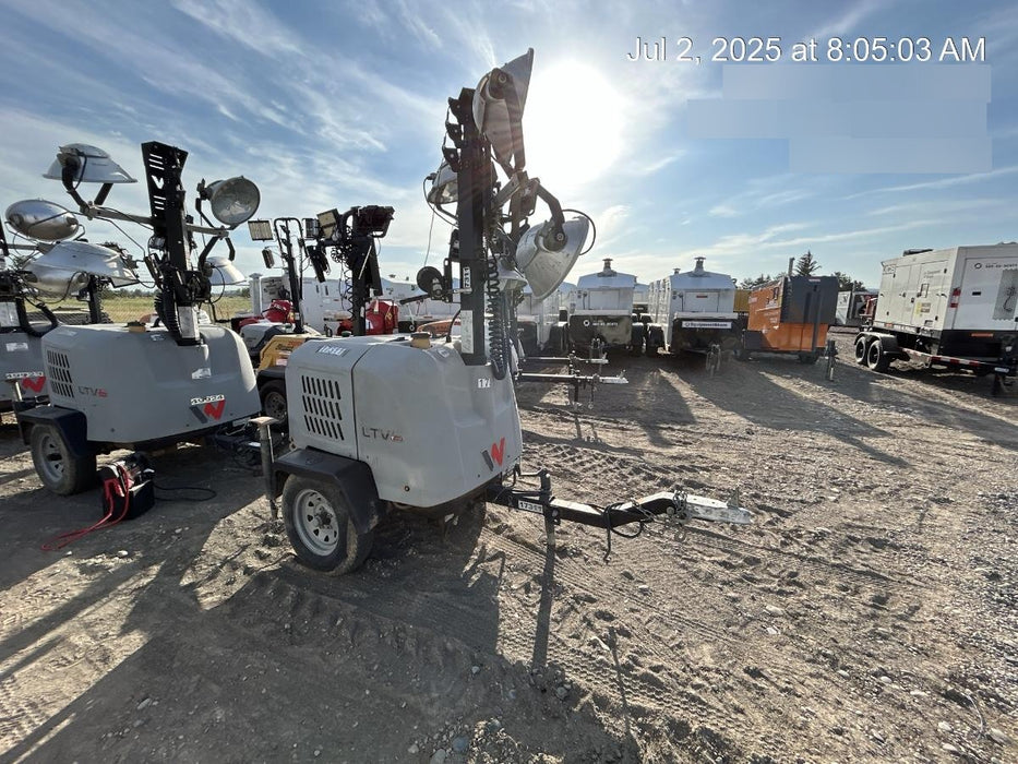 2019 Wacker Neuson LTV6L-MH Mobile Light Tower w/Fuel Level Sensor Installed
