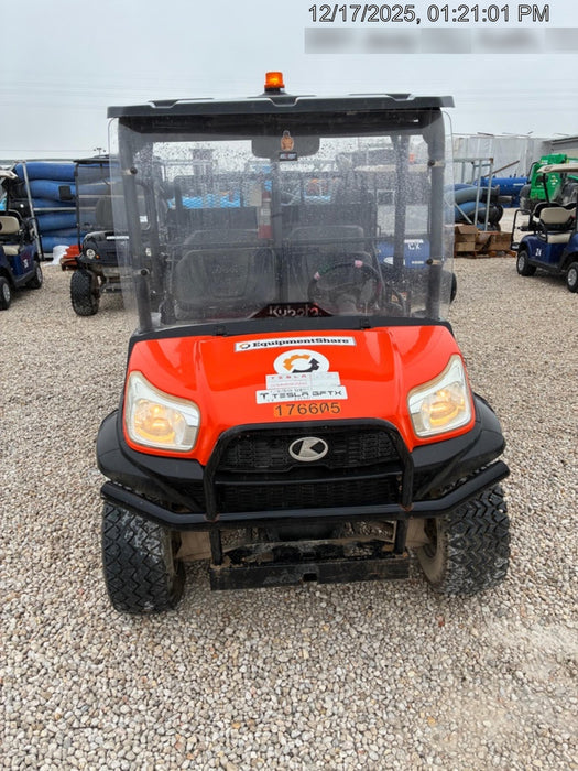 2021 Kubota RTV-X1140W-H Plastic Canopy, Windshield Acrylic Clear, LED Strobe Light, Wire Harness Kit, Back up Alarm
