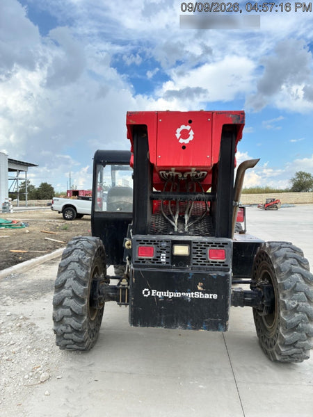 2019 Manitou MTA8044 74hp T4F, Open ROPS, Cab and Boom LED work lights, Auxiliary Hydraulics, Solid Tires, Amber strobe, Lift Hook 66" Carriage, 60" Forks