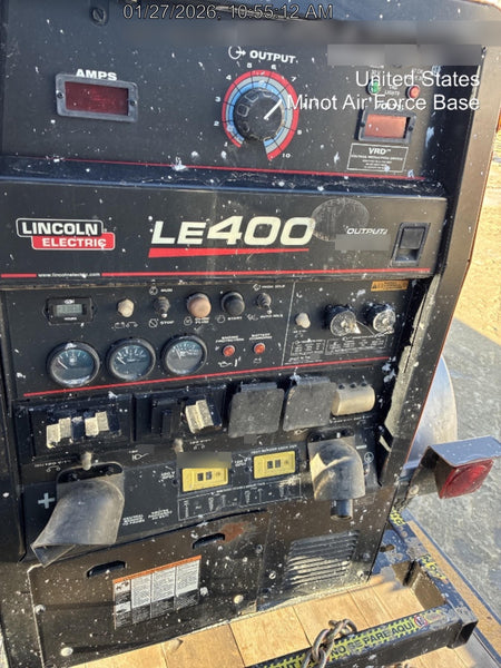 2022 Lincoln Electric LE400 Kubota V1505, Trlr, Cable Rack, Light Kit, ES Decals, T3