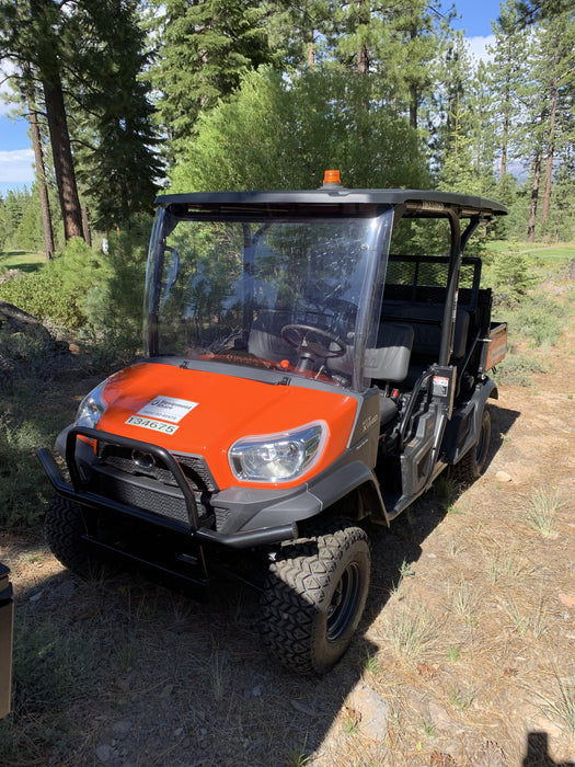 2022 Kubota RTV-X1140W-H Plastic Canopy, Windshield Acrylic Clear, LED Strobe Light, Wire Harness Kit, Back up Alarm