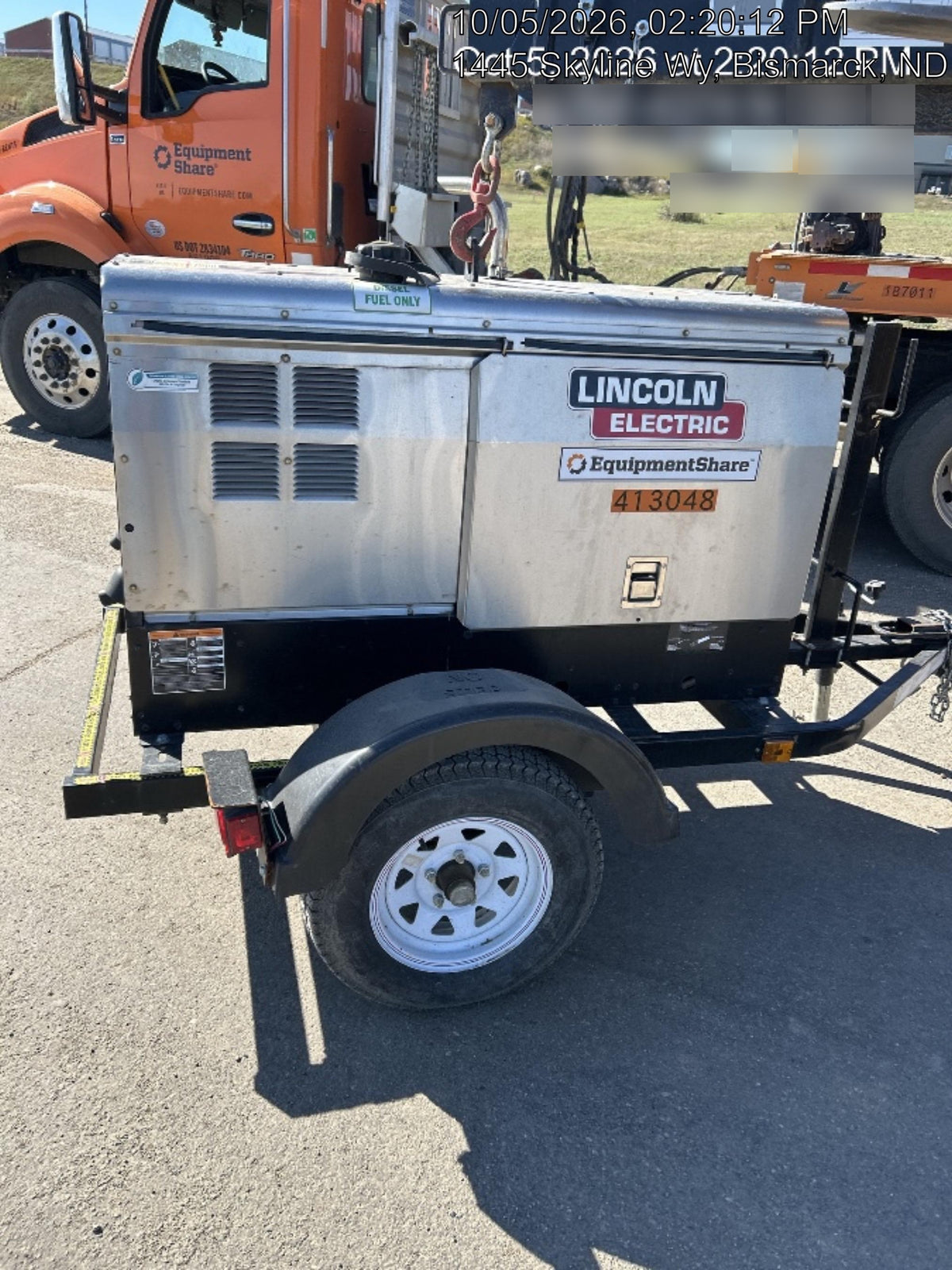 2024 Lincoln Electric LE400 Kubota V1505, Trlr, Cable Rack, Light Kit, ES Decals, T3