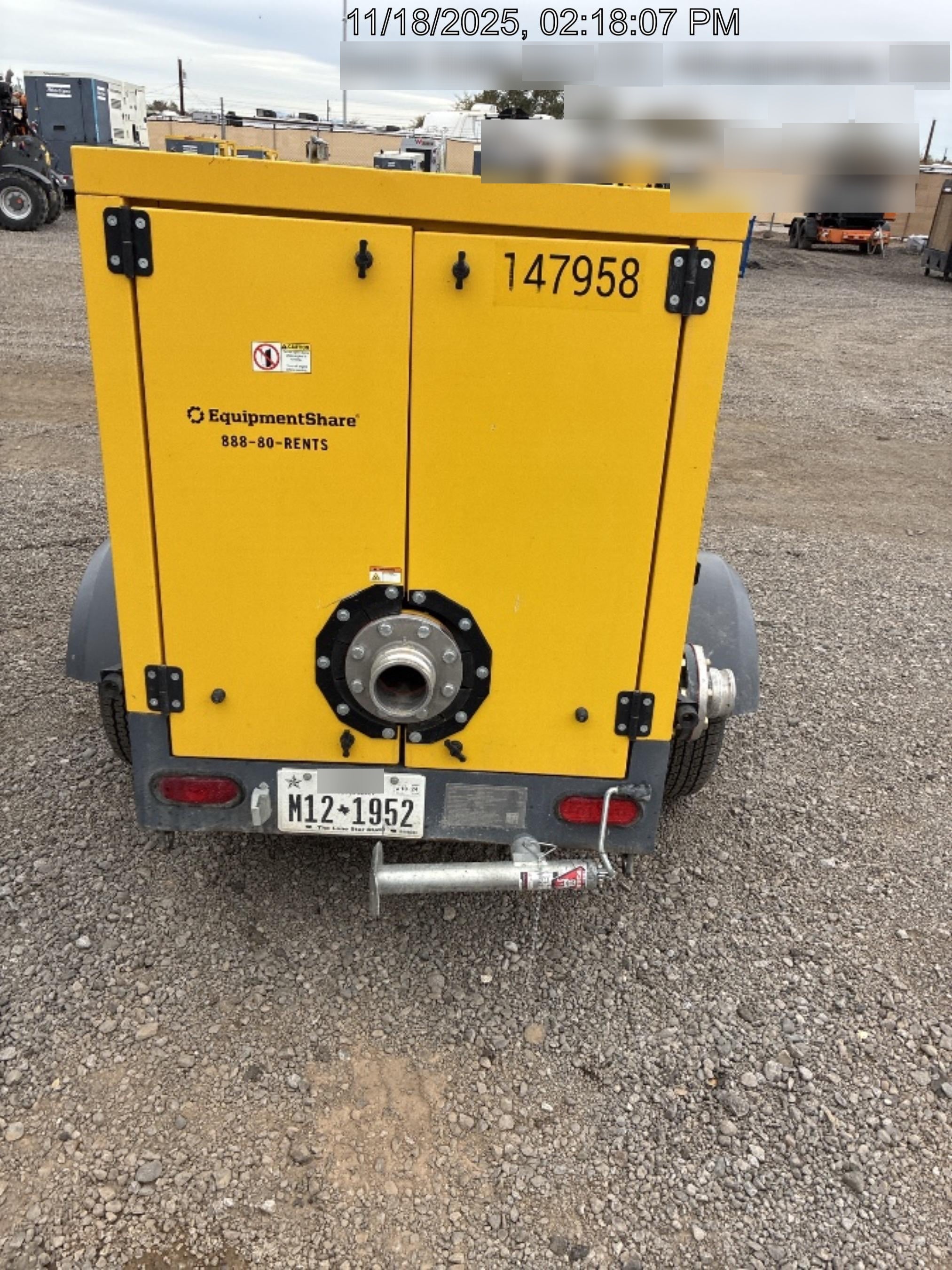 2021 ATLAS COPCO PAS 100 HF CS Enclosed