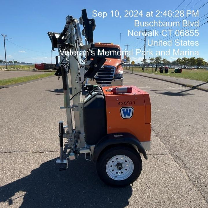 2024 Wanco WLTT-4MM4K Diesel, Deep Sea Controller, Shore Power Plug, Auto Start, (4) 350W LED Floodlights, 4kW Generator, 60 Gal Fuel Tank, 2" Ball, T3