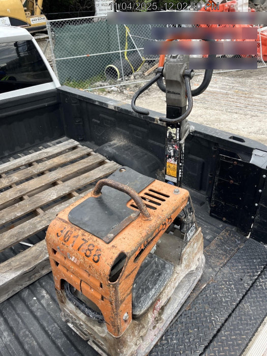 2023 Multiquip MVH158 Honda GX200, 17" Plate, Gas