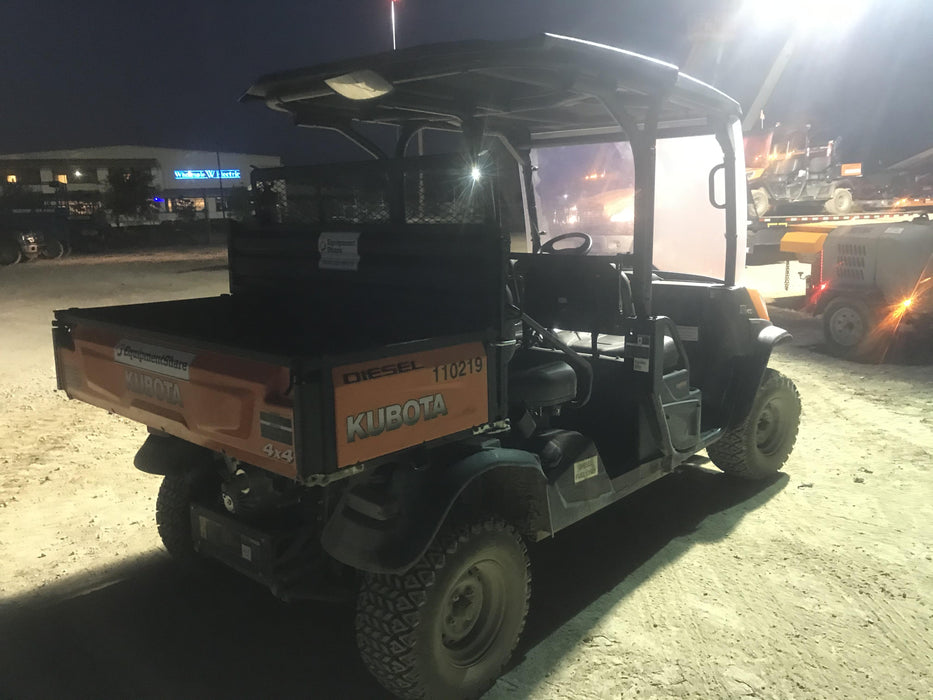 2020 Kubota RTV-X1140W-H Canopy, 4-Seater, Diesel, Windshield Acrylic Clear, Strobe Light, Backup Alarm