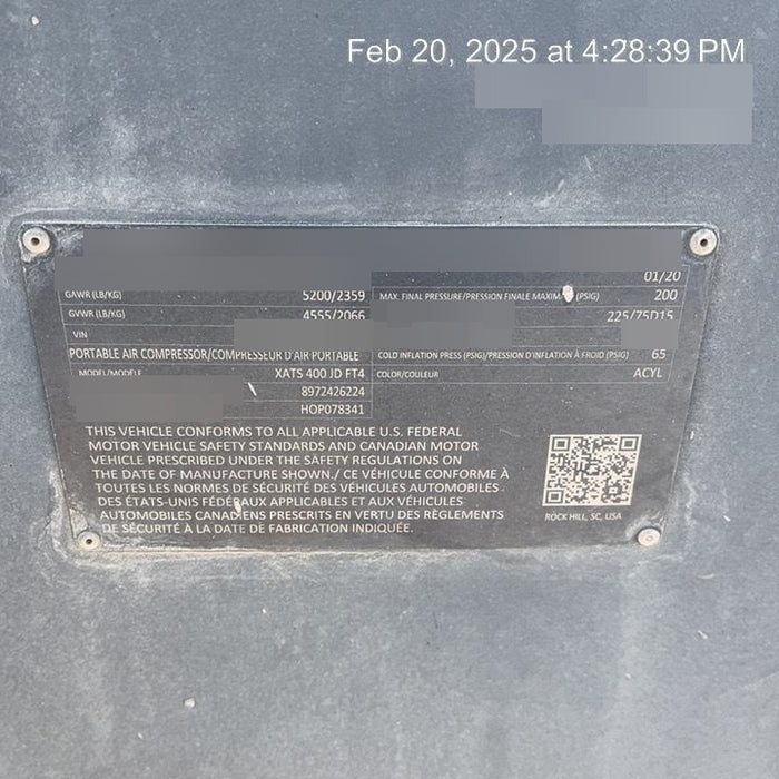 2020 ATLAS COPCO XATS 400 CW