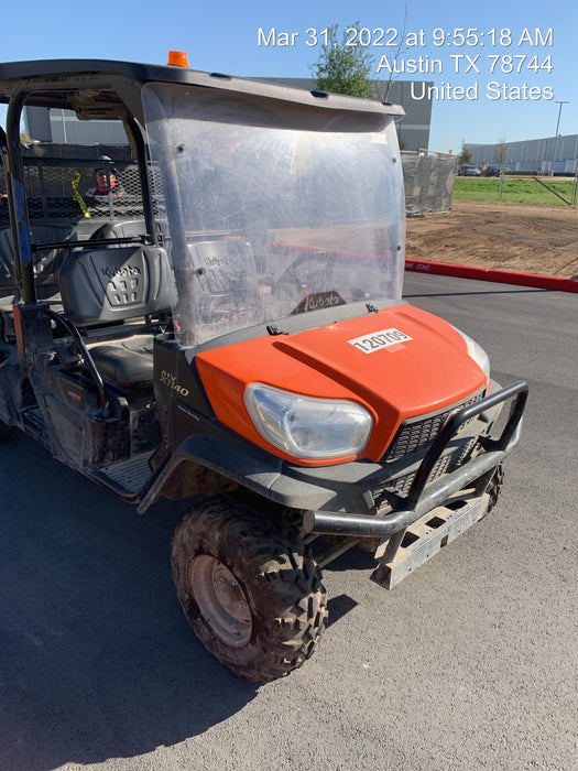 2020 Kubota RTV-X1140WL-A 4WD, LED Strobe, Windshield Acrylic Clear, Plastic Canopy, Wire Harness Kit, Backup Alarm, Bed Liner