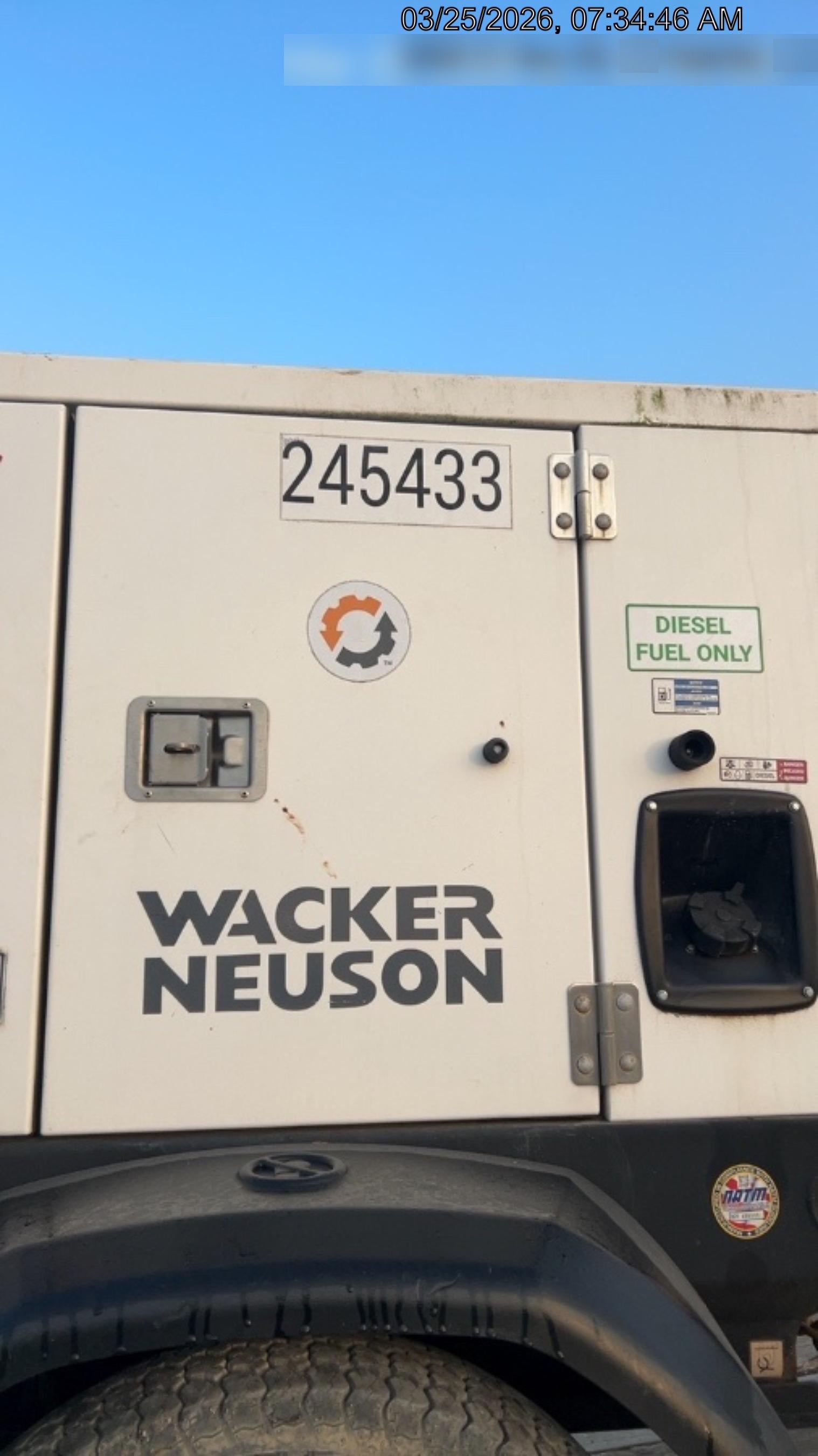 2022 WACKER NEUSON G25
