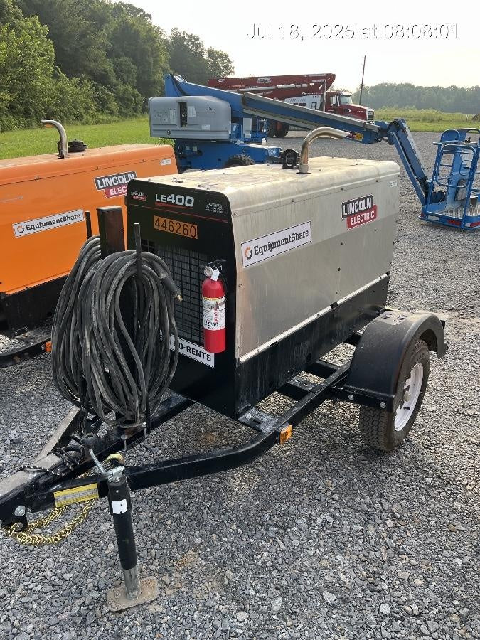 2024 Lincoln Electric LE400 Kubota V1505, Trlr, Cable Rack, Light Kit, ES Decals, T3