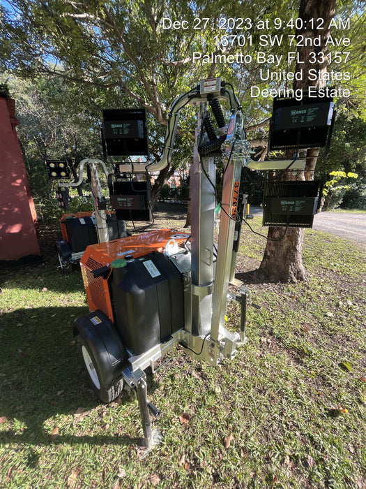 2023 Wanco WLTT-4MM4K Diesel, Deep Sea Controller, Shore Power Plug, Auto Start, (4) 350W LED Floodlights, 4kW Generator, 60 Gal Fuel Tank, 2" Ball, T3