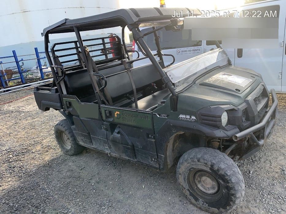 Kawasaki Mule PRO-DXT Standard Options, Backup Alarm, Beacon, Plastic Hard Top, Poly Windshield, Horn Kit