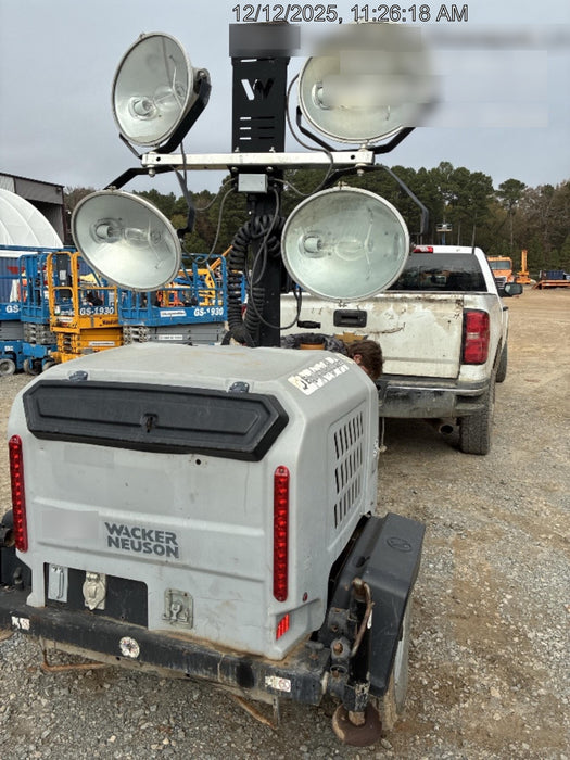 2019 Wacker Neuson LTV6L-MH Mobile Light Tower w/Fuel Level Sensor Installed