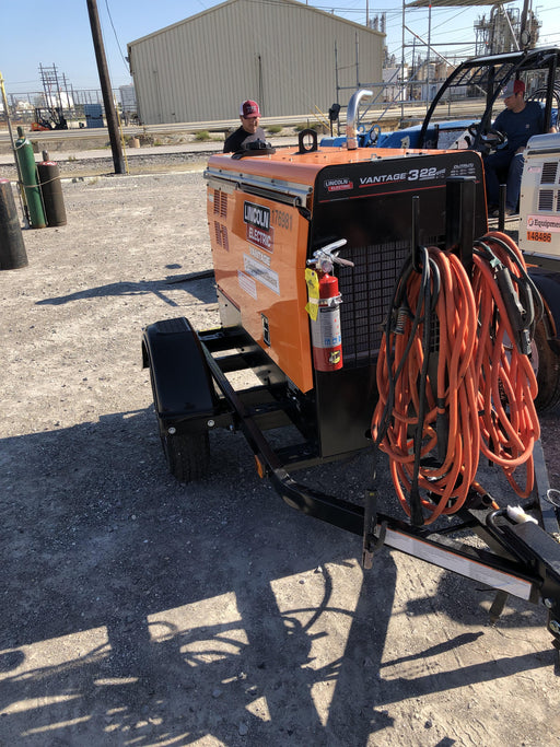 2021 Lincoln Electric Vantage 322 Vantage 322 Ready Pak 3 w/ Decals, ORANGE (includes trailer, cable rack, fender light kit) NO Telematics