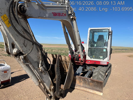 2019 Takeuchi TB290 Cab, AC, Rubber Tracks, Dozer Blade, Travel Alarm, Control Pattern Change Valve, Auxiliary Hydraulics w/18" Quick Coupler Bucket with teeth, 6.2 cu. ft. capacity/24" Quick Coupler Bucket with teeth, 8.6 cu. ft. capacity/36" Quick Coupler Bucket with teeth, 13.4 cu. ft. capacity, Quick Coupler, Hydraulic Thumb Installed