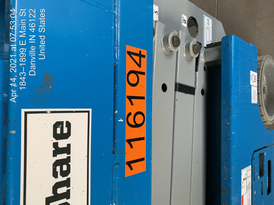 2020 Genie GS-1930 Solid Non Marking Tires, Beacon, Folding rails with half height swing gate