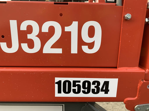 2020 Skyjack SJIII-3219 Solid NM Tires, Half height spring hinged entry gate, Dual Beacons, 800W Inverter