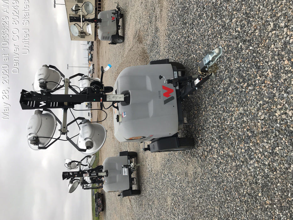 2018 Wacker Neuson LTV6L-MH Wacker Neuson LTV6L Mobile Light Tower w/Fuel Level Sensor Installed