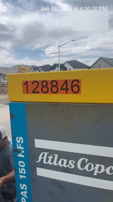 2020 ATLAS COPCO PAS 150 HF CS Enclosed