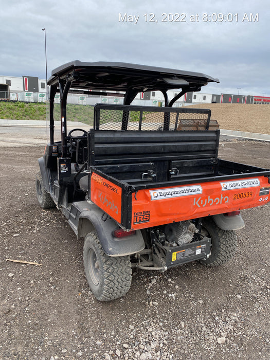2022 Kubota RTV-X1140W-H Plastic Canopy, Windshield Acrylic Clear, LED Strobe Light, Wire Harness Kit, Back up Alarm