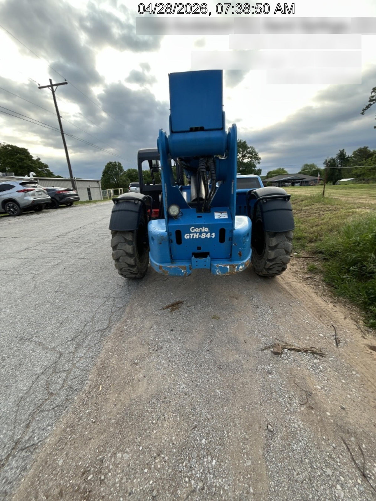 2019 Genie GTH-844 GTH-844 w/Open ROPS, FF Tires, beacon/work lights, 60" carriage/forks
