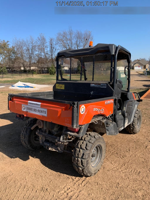 2019 Kubota RTV-XG850WL-H 4wd Utility Cart, Gas, 2 Seat, LED Strobe, Windshield Tempered Glass, Plastic Canopy, Wire Harness Kit, Backup Alarm
