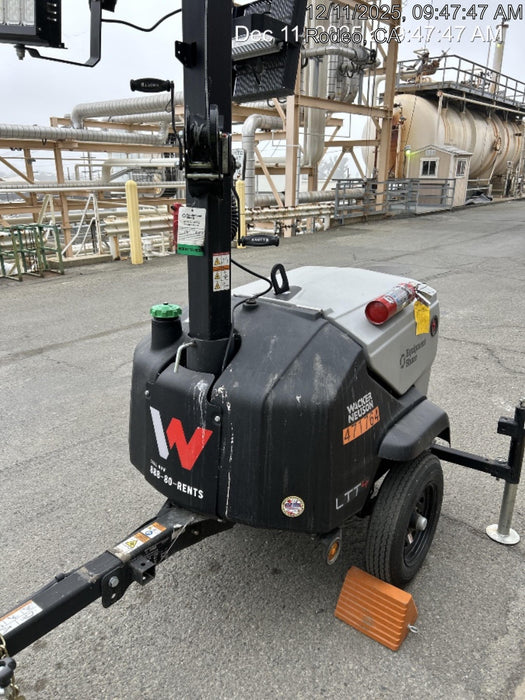 2024 Wacker Neuson LTT4 Diesel, Kohler KDW702, Deep Sea Controller, Auto Start, LED 320W, Bypass Outlet, T3