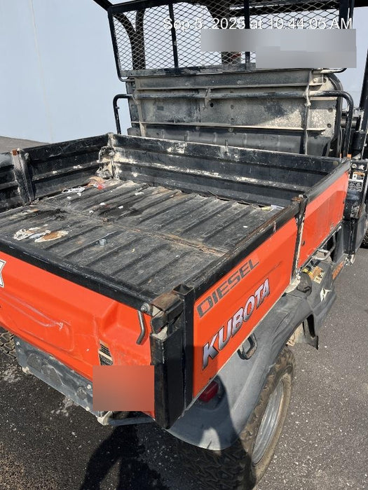 Kubota RTV-X1140W-H 4WD utility cart -LED strobe -Windshield tempered glass -Plastic canopy -Wire harness kit -Backup alarm