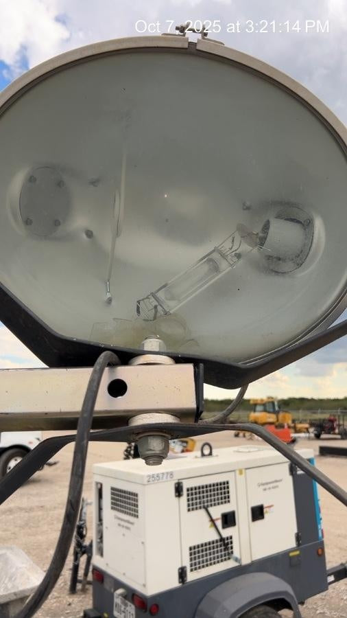 2019 Wacker Neuson LTV6L-MH Mobile Light Tower w/Fuel Level Sensor Installed