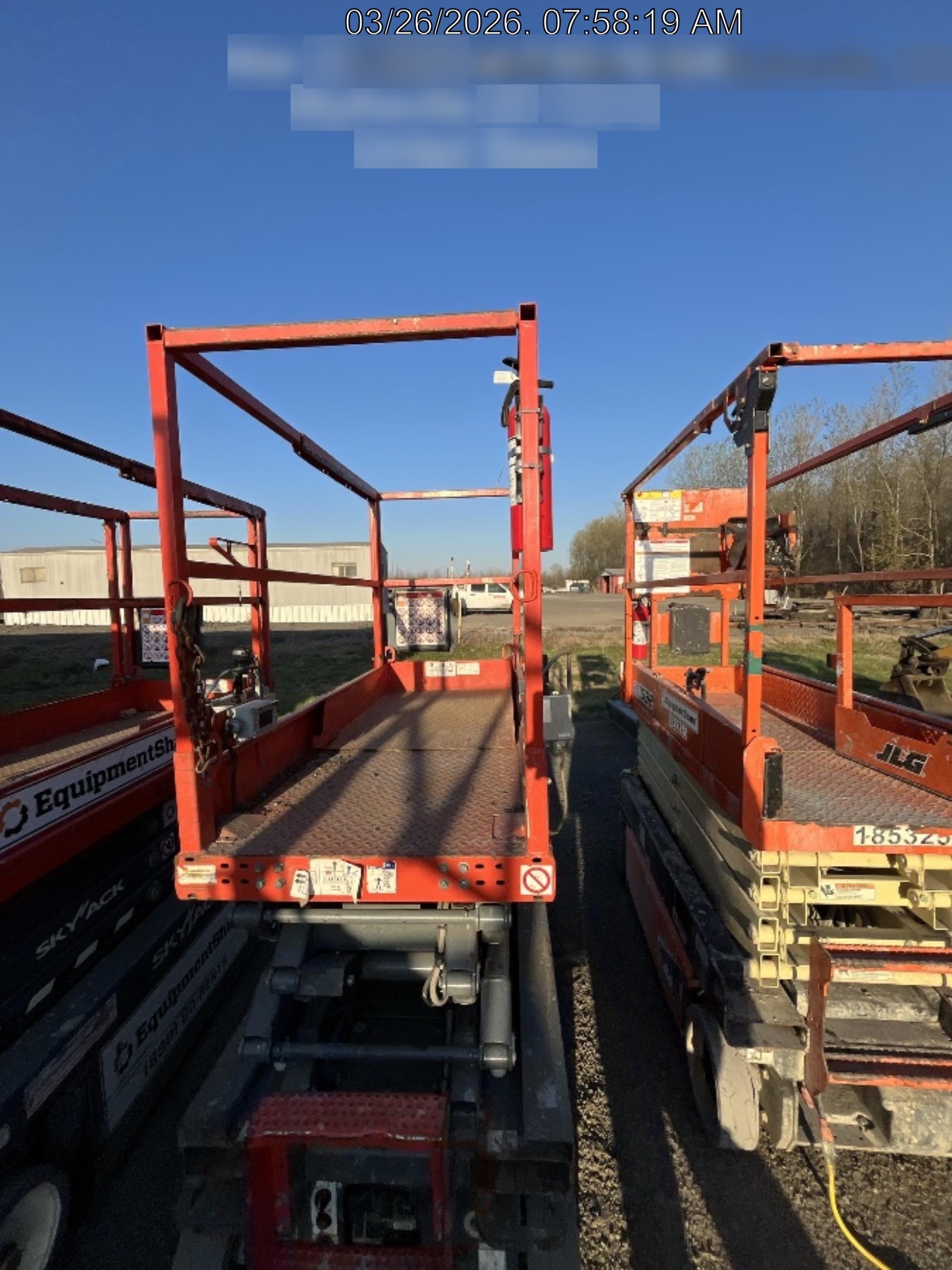 2019 Skyjack SJIII-3219 Standard Options, Trojan Batteries