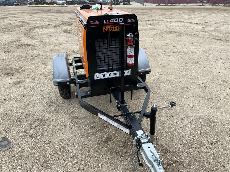 2022 Lincoln Electric LE400 Kubota V1505, Trlr, Cable Rack, Light Kit, ES Decals, T3