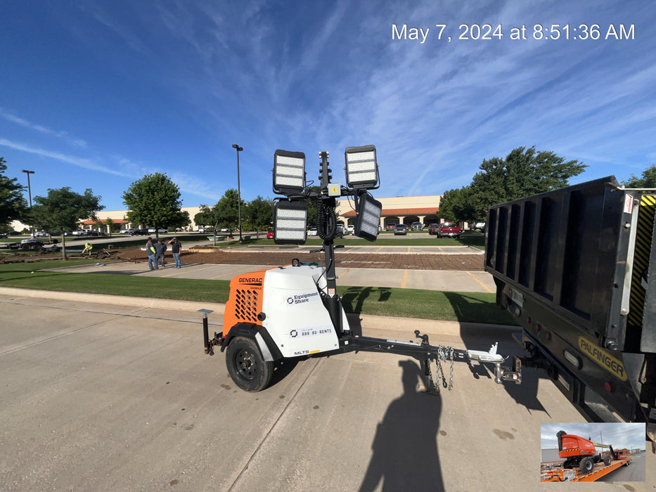 2023 Generac MLT2 Diesel, Flex Switch 120V Input, Powerzone Controller, (4) 320W LED Lights, 4kW Generator, 39.9 Gal Fuel Tank, 2" Ball, T3