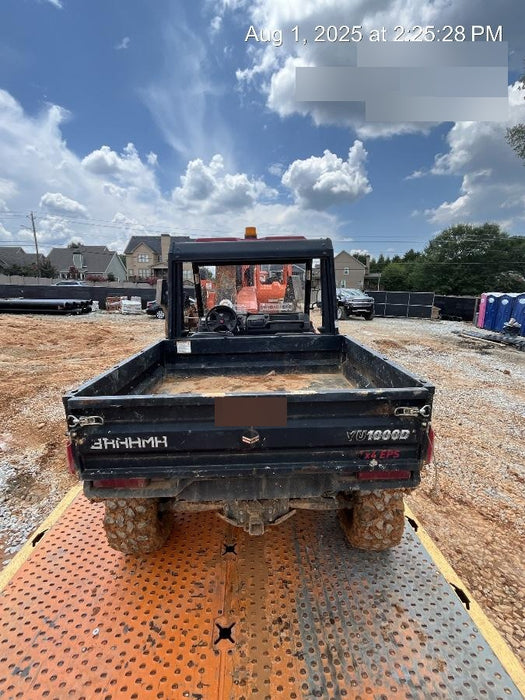 2021 Yanmar YU1000 Canopy, Steel Wheel, Poly WindShield, Beacon, Backup Alarm