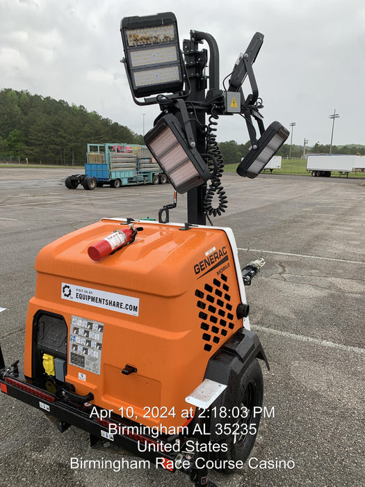 2024 Generac MLT2 Diesel, Flex Switch 120V Input, Powerzone Controller, 
(4) 320W LED Lights, 4kW Generator, 39.9 Gal Fuel Tank, 2" Ball, T3