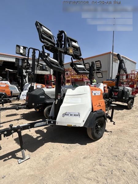 2025 Generac MLTS-4 Diesel, Mitsubishi L2E, 7.1 hp @1800 rpm, Flex Switch 120V Input, Powerzone Controller, (4) 320W LED Lights, 4kW Generator, 39.9 Gal Fuel Tank, 2" Ball, ES Decals