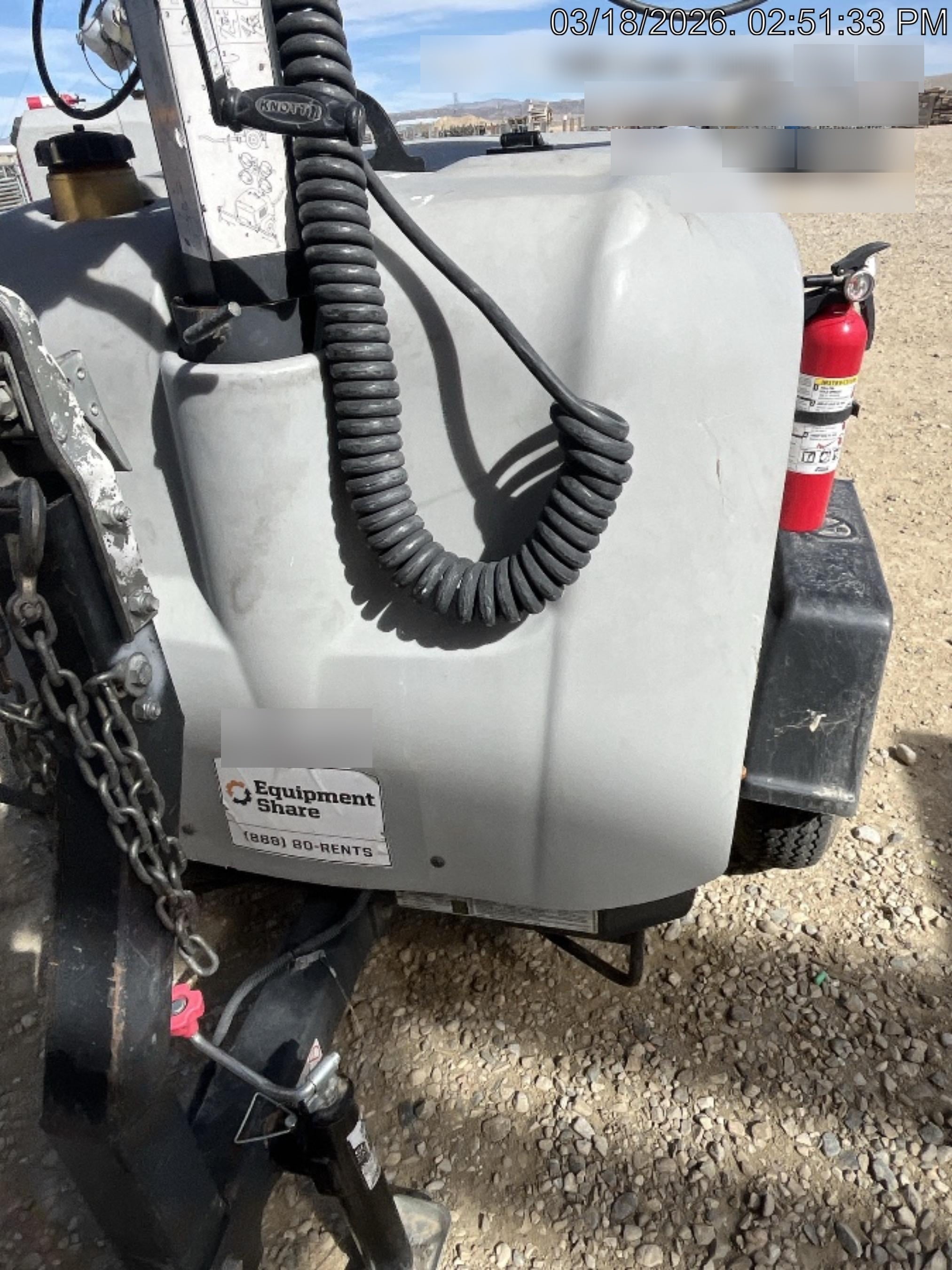 2018 Wacker Neuson LTV6L-MH Wacker Neuson LTV6L Mobile Light Tower w/Fuel Level Sensor Installed