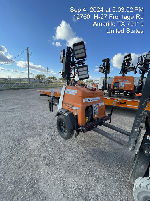 2024 Generac MLT2 Diesel, Flex Switch 120V Input, Powerzone Controller, 
(4) 320W LED Lights, 4kW Generator, 39.9 Gal Fuel Tank, 2" Ball, T3