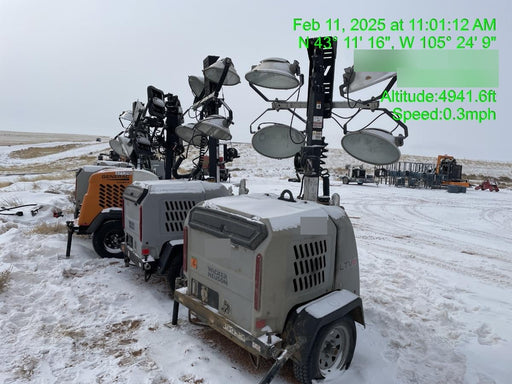 2019 Wacker Neuson LTV6L-MH Mobile Light Tower w/Fuel Level Sensor Installed
