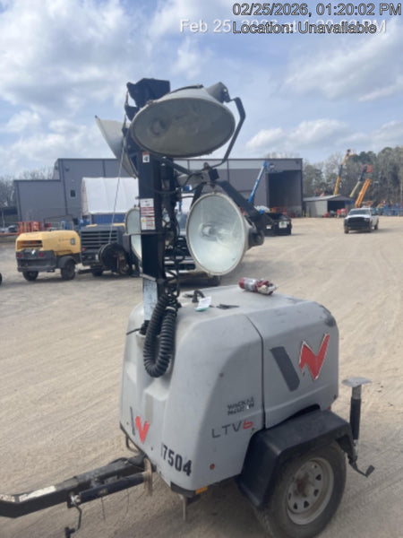 Wacker Neuson LTV6K-MH Wacker Neuson LTV6K Mobile Light Tower w/Fuel Level Sensor Installed