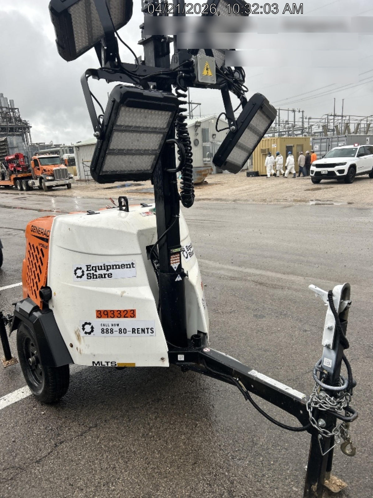 2024 Generac MLT2 Diesel, Flex Switch 120V Input, Powerzone Controller, 
(4) 320W LED Lights, 4kW Generator, 39.9 Gal Fuel Tank, 2" Ball, T3